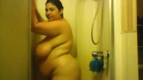 another solo bbw shower video