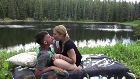 Cumming together at the lake